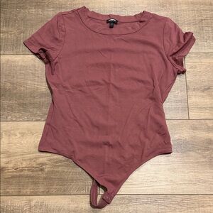 Express Dusty Rose Bodysuit